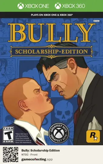 Bully: Scholarship Edition Xbox 360, NTSC box front
