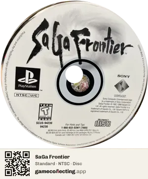SaGa Frontier PlayStation, NTSC disc