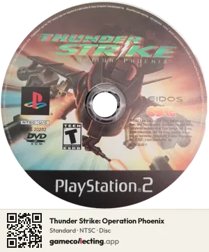 Thunder Strike: Operation Phoenix PlayStation 2, NTSC disc