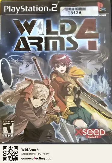 Wild Arms 4 PlayStation 2, NTSC box front