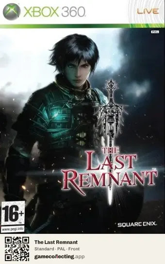 The Last Remnant Xbox 360, PAL box front