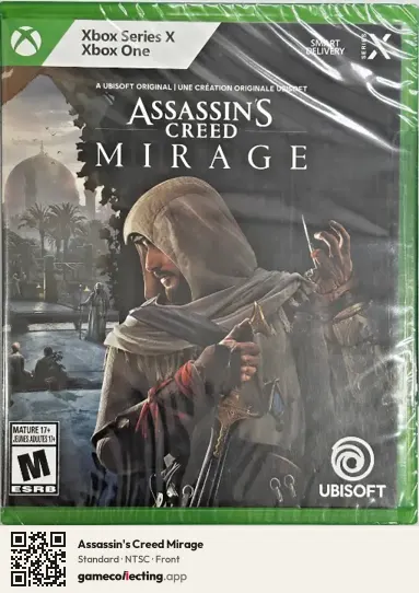 Assassin's Creed Mirage Xbox Series X, NTSC box front