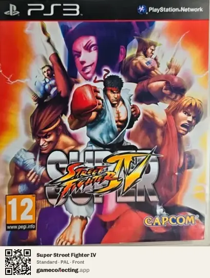 Super Street Fighter IV PlayStation 3, PAL box front