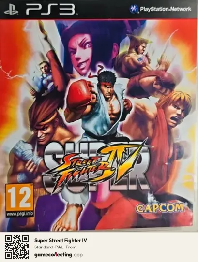 Super Street Fighter IV PlayStation 3, PAL box front