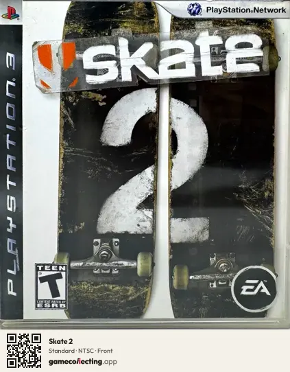 Skate 2 PlayStation 3, NTSC box front