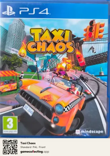 Taxi Chaos PlayStation 4, PAL box front