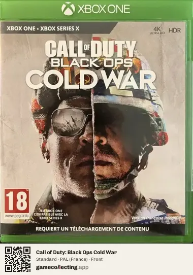 Call of Duty: Black Ops Cold War Xbox One, France box front
