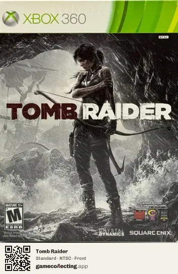 Tomb Raider Xbox 360, NTSC box front