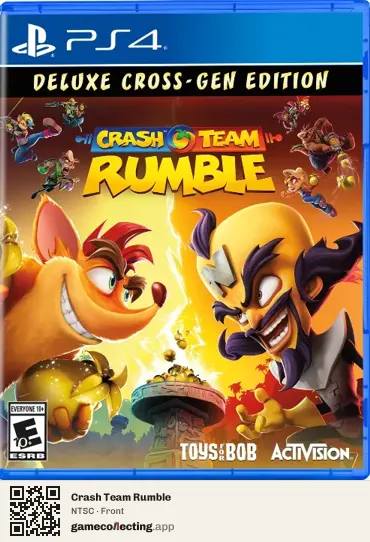 Crash Team Rumble PlayStation 4, NTSC box front