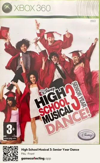 High School Musical 3: Senior Year Dance Xbox 360, PAL box front