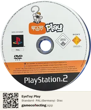 EyeToy: Play PlayStation 2, PAL disc