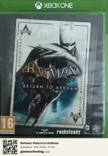 Batman: Return to Arkham Xbox One, Italy box front