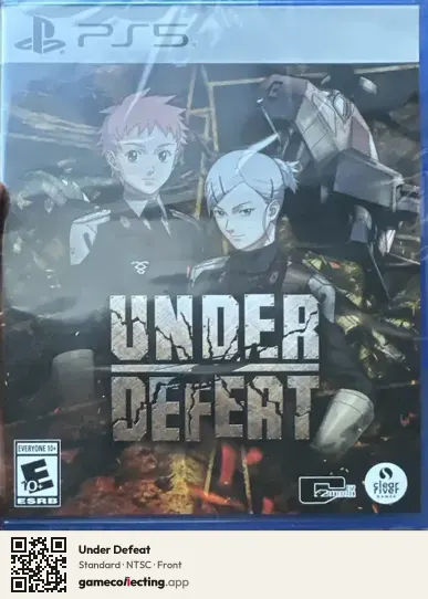 Under Defeat PlayStation 5, NTSC box front
