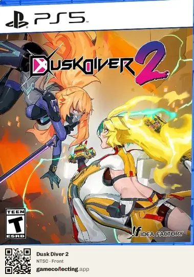 Dusk Diver 2 PlayStation 5, NTSC box front