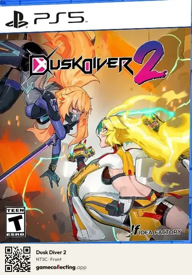 Dusk Diver 2 PlayStation 5, NTSC box front