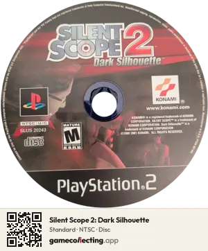 Silent Scope 2: Dark Silhouette PlayStation 2, NTSC disc