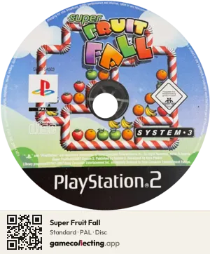 Super Fruit Fall PlayStation 2, PAL disc