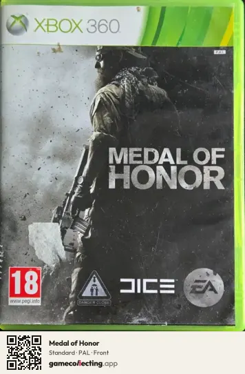 Medal of Honor Xbox 360, PAL box front