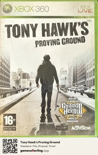 Tony Hawk's Proving Ground Xbox 360, France box front
