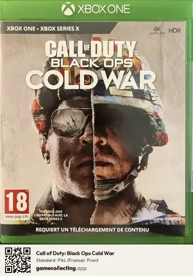 Call of Duty: Black Ops Cold War Xbox One, France box front