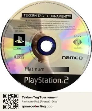 Tekken Tag Tournament PlayStation 2, PAL disc