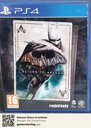 Batman: Return to Arkham PlayStation 4, France box front