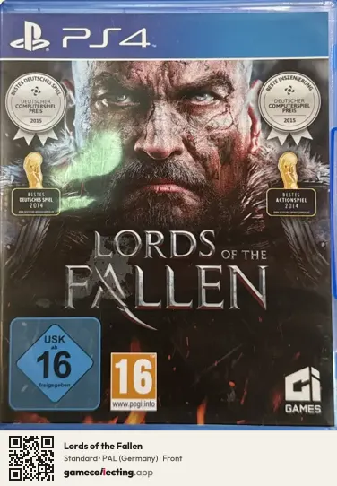 Lords of the Fallen PlayStation 4, Germany box front