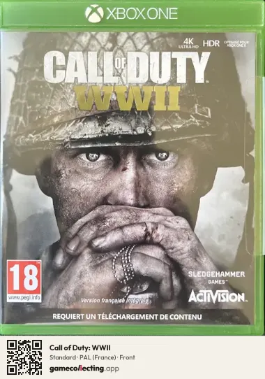 Call of Duty: WWII Xbox One, France box front