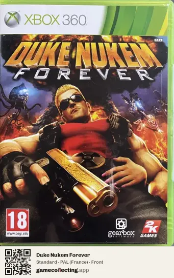 Duke Nukem Forever Xbox 360, France box front