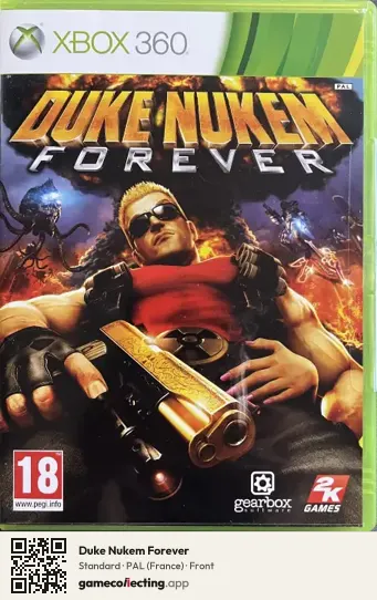 Duke Nukem Forever Xbox 360, France box front