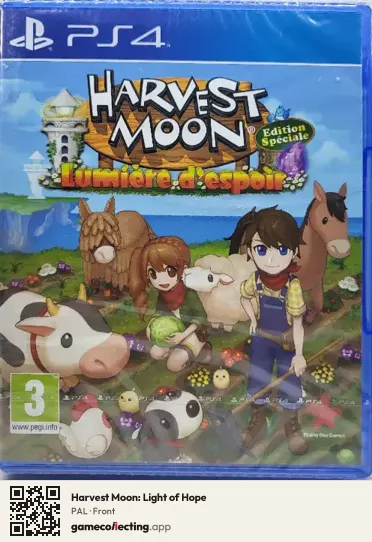 Harvest Moon: Light of Hope PlayStation 4, PAL box front
