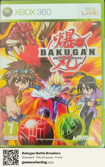 Bakugan Battle Brawlers Xbox 360, France box front