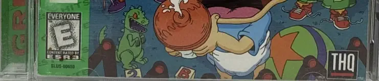 Rugrats: Search for Reptar, the ESRB box on its front