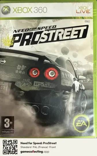 Need for Speed: ProStreet Xbox 360, France box front