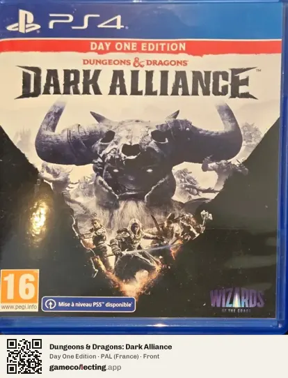 Dungeons & Dragons: Dark Alliance PlayStation 4, France box front