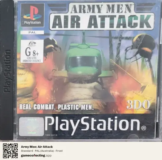 Army Men: Air Attack PlayStation, Australia box front