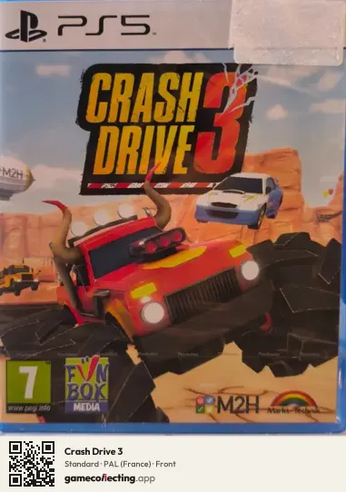 Crash Drive 3 PlayStation 5, France box front