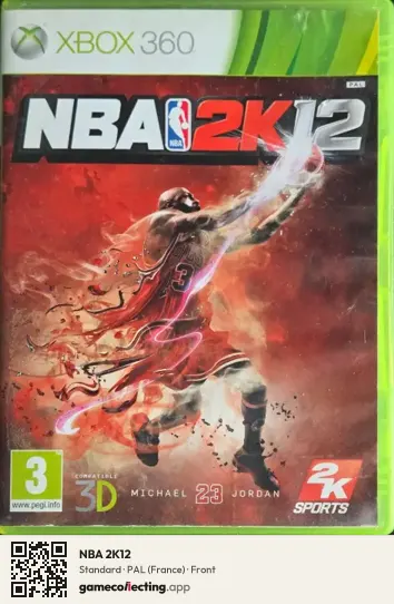 NBA 2K12 Xbox 360, France box front