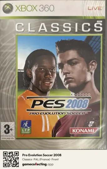 Pro Evolution Soccer 2008 Xbox 360, France box front