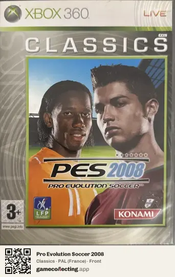 Pro Evolution Soccer 2008 Xbox 360, France box front