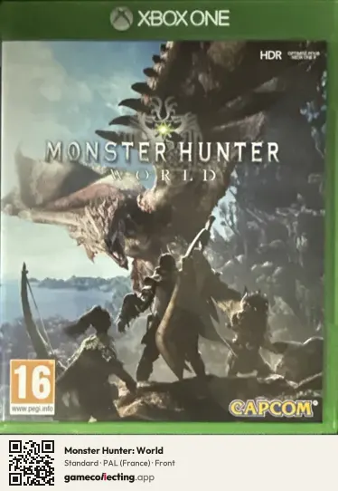 Monster Hunter: World Xbox One, France box front