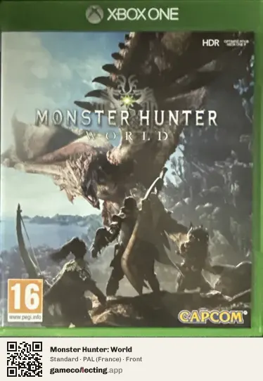 Monster Hunter: World Xbox One, France box front