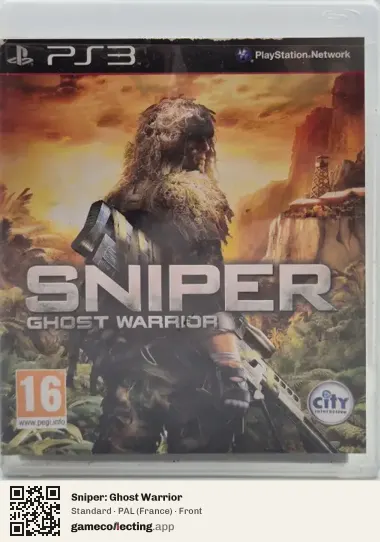 Sniper: Ghost Warrior PlayStation 3, France box front