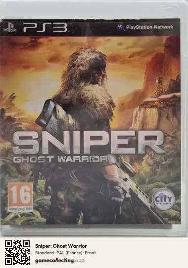 Sniper: Ghost Warrior PlayStation 3, France box front