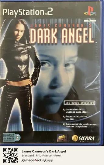 James Cameron's Dark Angel PlayStation 2, France box front