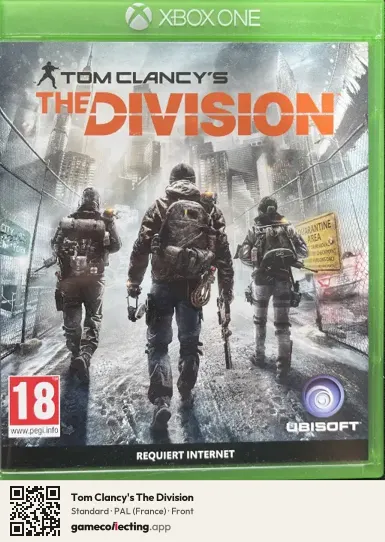 Tom Clancy's The Division Xbox One, France box front