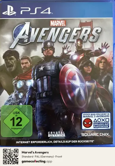 Marvel's Avengers PlayStation 4, Germany box front