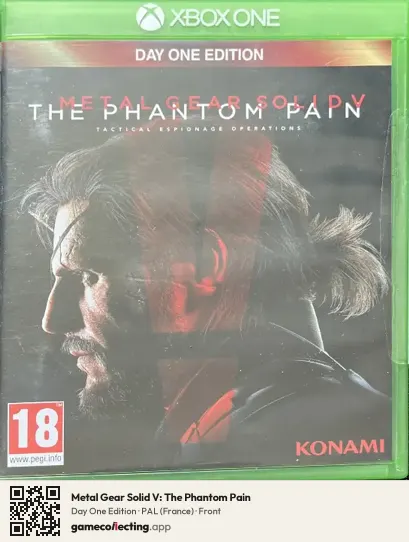 Metal Gear Solid V: The Phantom Pain Xbox One, France box front