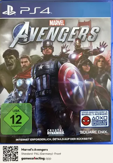 Marvel's Avengers PlayStation 4, Germany box front