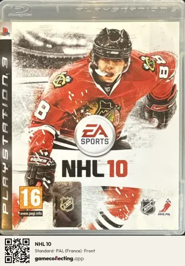 NHL 10 PlayStation 3, France box front